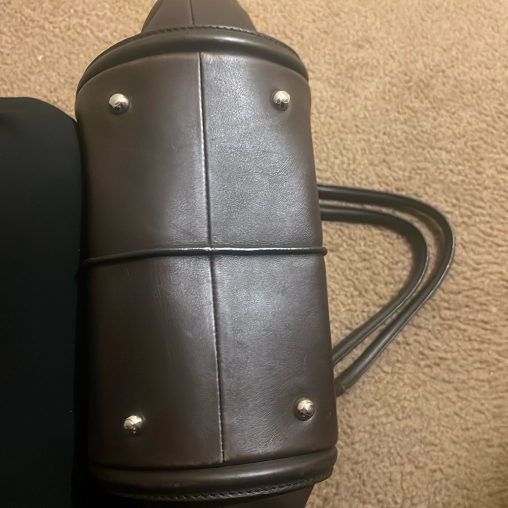TOD’S - LARGE LEATHER SATCHEL - Picture 9 of 15